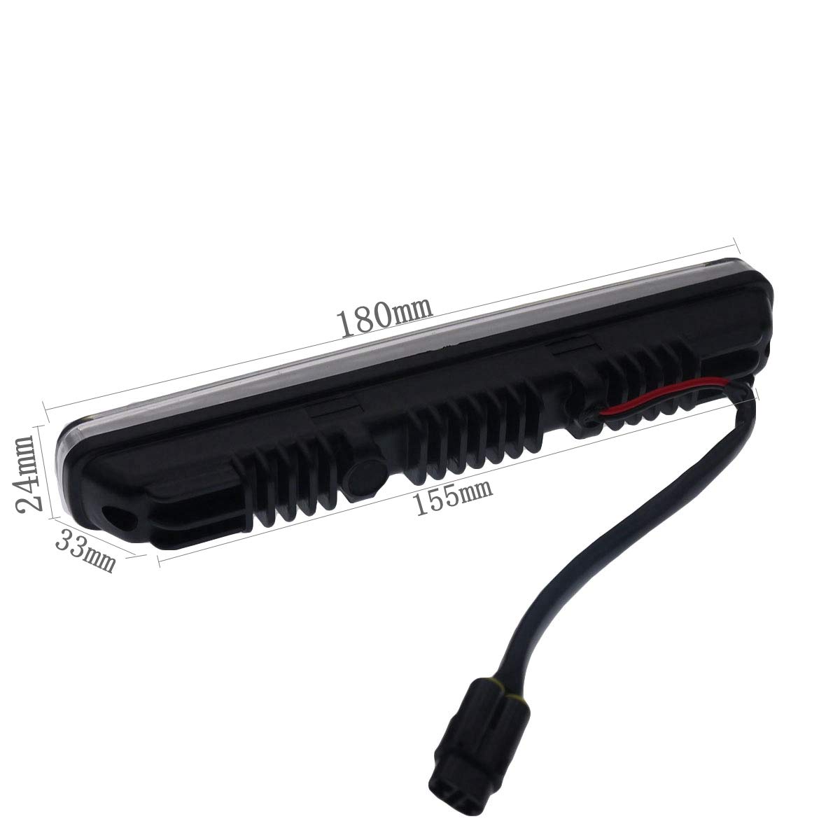 LED Tagfahrlicht, dimmbare Tagfahrleuchten, mehr als ECE R87, DC 12V, 6x COB, 12W, Weiß