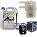 Produktbild QR-PARTS 69406595 Filter Set Inspektionspaket 5 Liter Liqui Moly Motoröl Top Tec 4100 5W-40 SCT Germany Kraftstofffilter Ölfilter