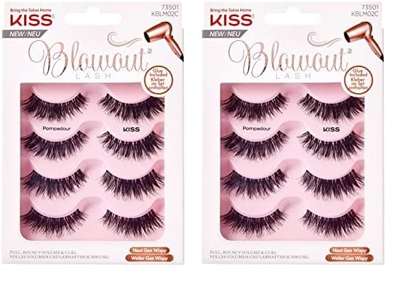 KISS Blowout Lash Multi Pack - Pompadour (Packung mit 2)