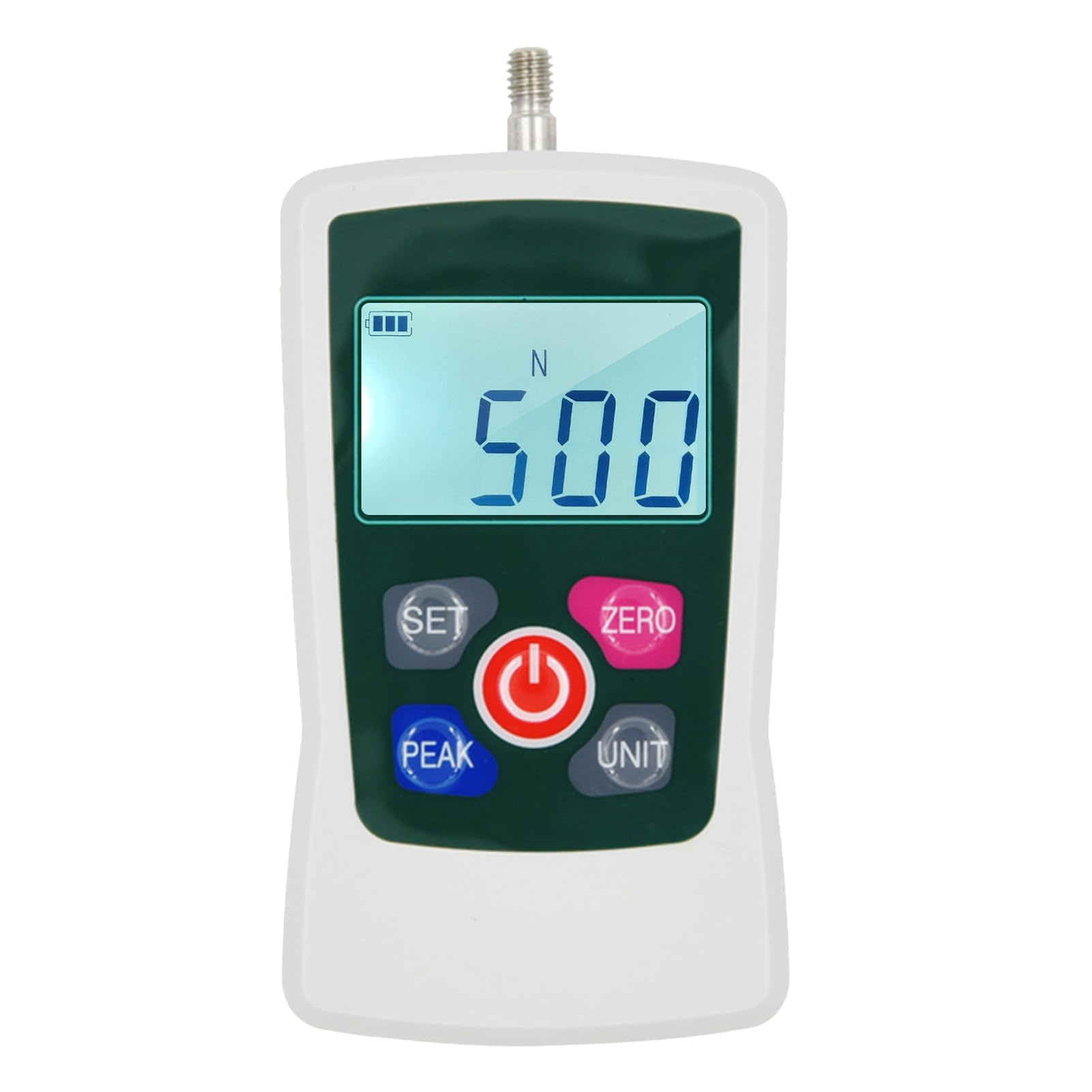 Misuratore di Digitale, Misuratore di Portatile con Manometro Push-pull 500N con unità N/LB/Kg/Oz,Schermo Retroilluminato e Spegnimento Automatico, Misuratore Push-pull