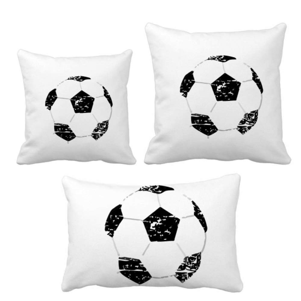 Coussin football ensemble insérer et oreiller de décoration maison
