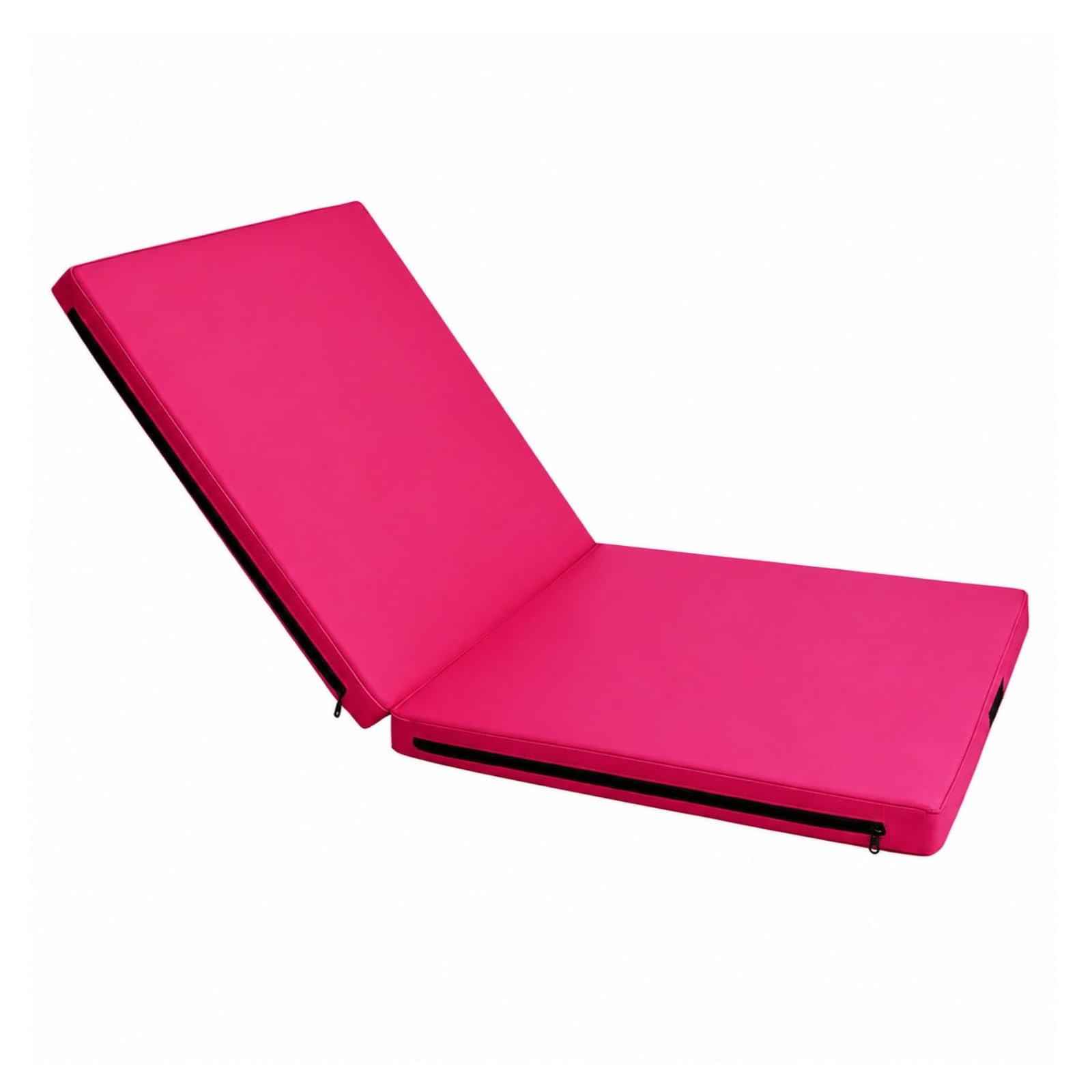 harayaa Tapete Ejercicio Portátil Colchoneta Tripliegue con Funda PU Almacenamiento Compacto para Fitness en Casa