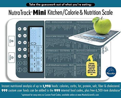 Nutra Track Food And Nutrition Scale, An American Co. You Can Find Cheaper But You Cant Find Better, Features: Our Proprietary Usda Nutritional Calculator, Supported And Designed In Seattle Wa. Grey #TOP7
