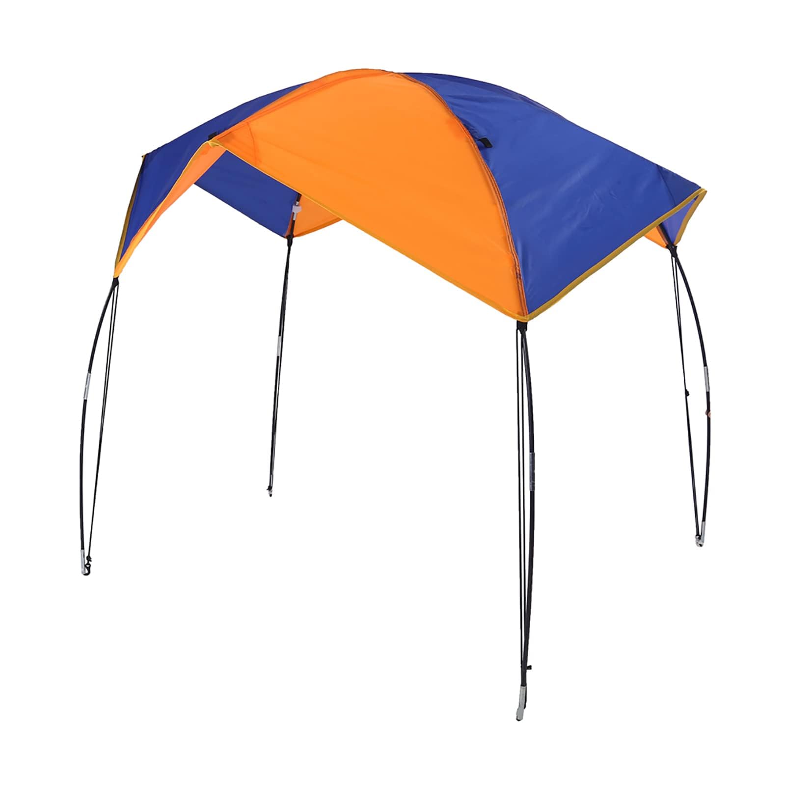 schlauchboot markise Ejoyous Markise, Faltbares Kajak-Sonnenschutz Baldachin, Aufblasbares Bimini Top für Outdoor Boote, Floß, Camping Zelt für 4 Personen Sport & Freizeit Size:UNISEX XL Keine kalten Hände auf AI Knowledge - Excluded