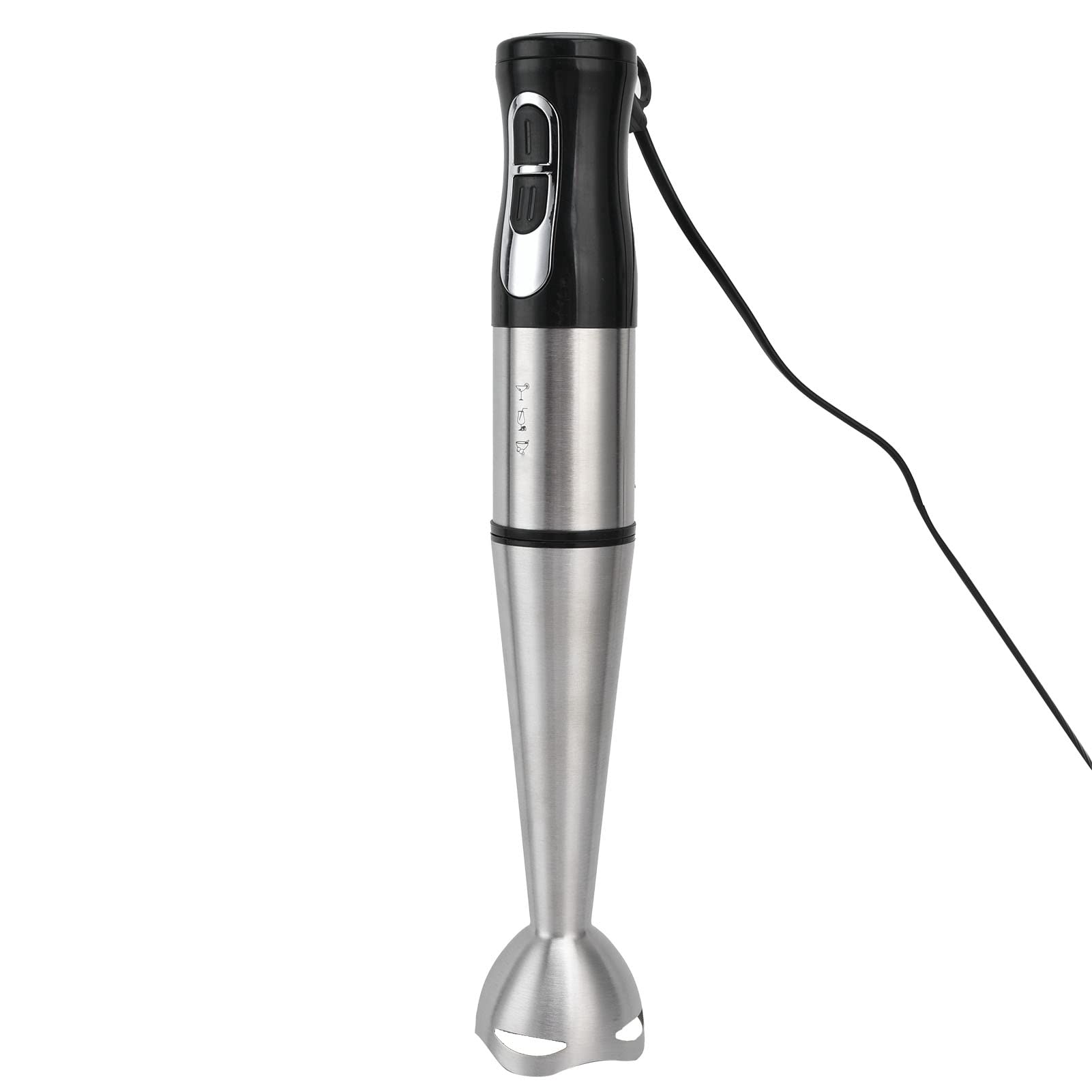 Batidora de Mano de Inmersión 800W 5 en 1 con Cuchillas en Forma de S de Acero Inoxidable, 2 Velocidades para Sopas, Batidos, Papillas, Purés y
