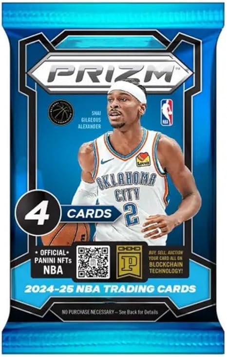 コレクション Basketball Cards Amazon.com: 2024-25 Prizm Basketball NBA Retail Pack with 4