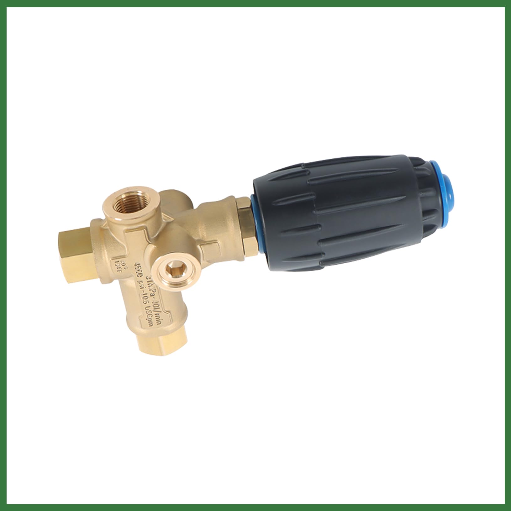 Régulateur de nettoyeur haute pression 3650PSI VRT3-250 8GPM 3/8" FNPT pour avec bouton de réglage pour nettoyeurs haute pression
