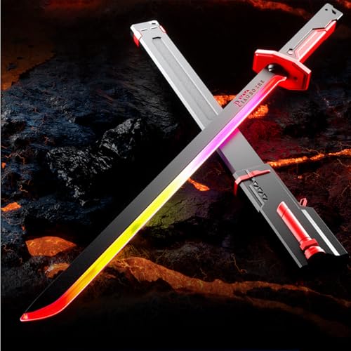 SiheToys Espada de neón ciberpunk, Espada Laser, Hoja Spark de 31,5