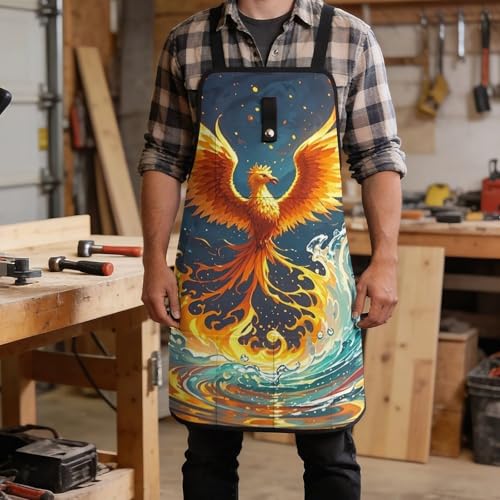Delantal de trabajo Fire And Water Phoenix miniatura 5