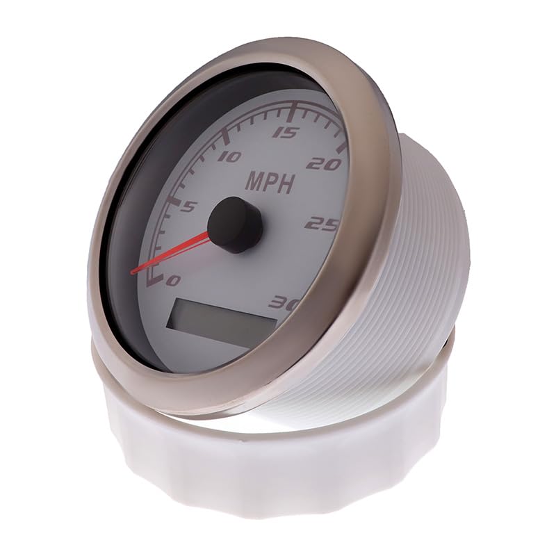 30 MPH 60 MPH 120 MPH Digital GPS Tacho Gauge Wasserdicht Speed ​​Gauge Meter 85MM New Universal Fit for Auto Boot Marine Truck(WS 120MPH)