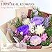 Bloom's Diary Preserved Flowers Bouquet, Flowers for Delivery Prime, Birthday Gifts for Women, Wife, Mother, Her (Purple)