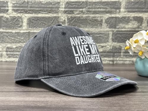 Image of Embroidered Adjustable Baseball Hat for Men Women, Washed Cotton | Premium Embroidery Design, Adjustable Metal Buckle Closure, Simple Lifestyle Wear