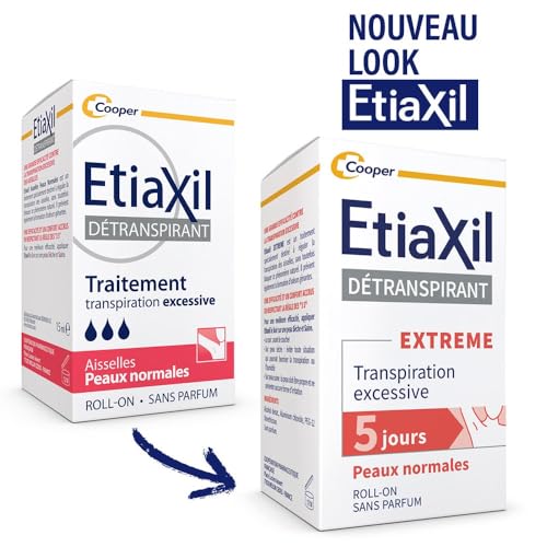Etiaxil Detranspirant zur Behandlung übermäßiger Transpiration 2 x 15 ml Packung