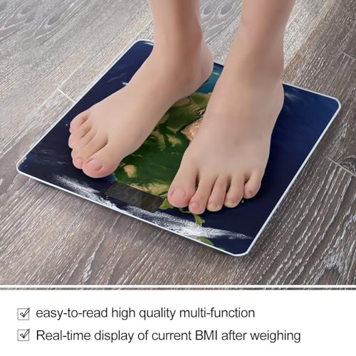 Báscula digital de baño con pantalla LED y capacidad 400 lb miniatura 5