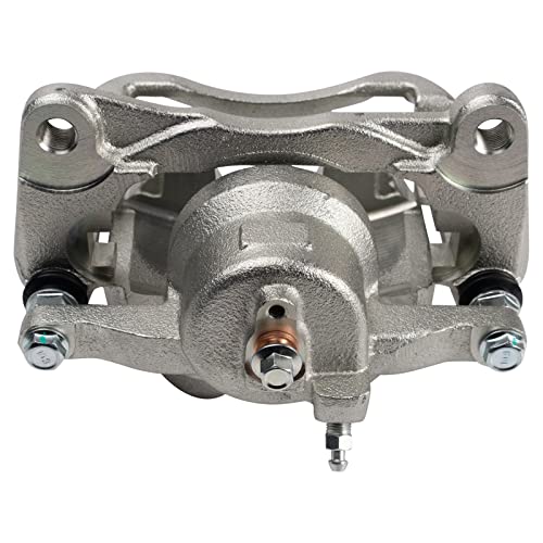 Image of TRQ Front Driver and Passenger Side Brake Caliper Set Caliper Brackets Compatible with 14-20 Mazda 6 L4 2.5L