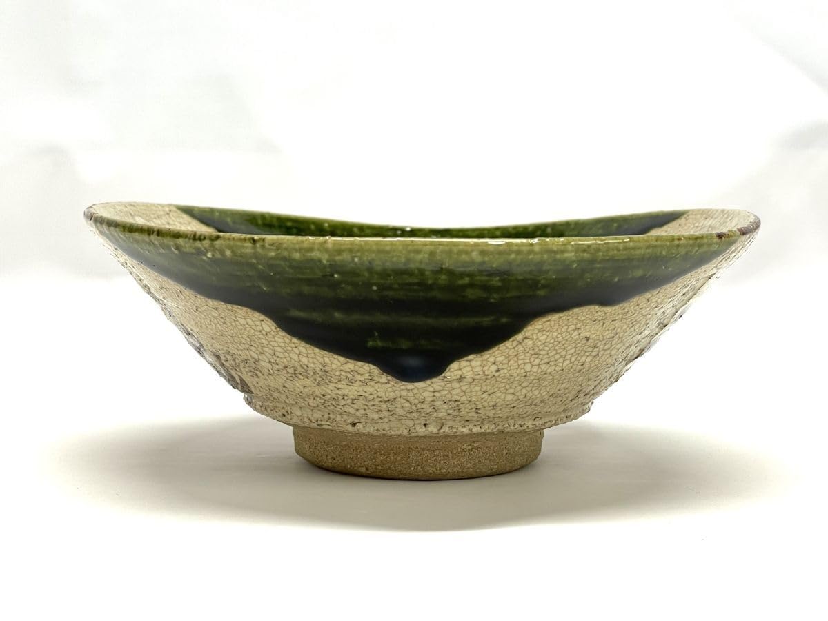 ★茶碗　鉢　丼　茶道具　茶器　抹茶碗　在銘　乙　訳有り　直し Amazon.co.jp: G691 保管品 織部焼 松本鐵山 平茶碗 共箱 抹茶碗