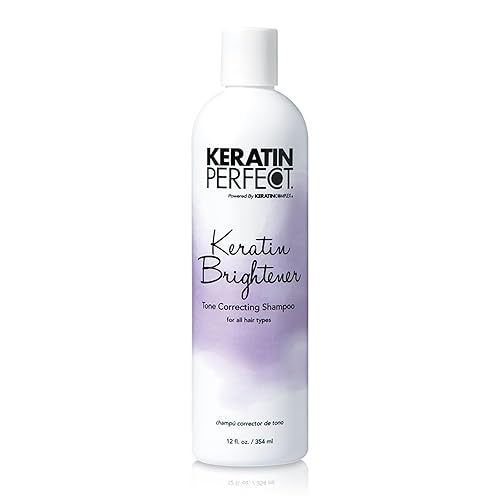 Keratin Perfect Champú corrector de tono de queratina Brightener - 12oz