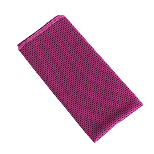 LIOOBO - Toalla de Microfibra para Deportes acuáticos, de Secado rápido, Absorbente del Sudor, para Gimnasio, Yoga, Senderismo, Golf, 29 x 85 cm, Color Rosa