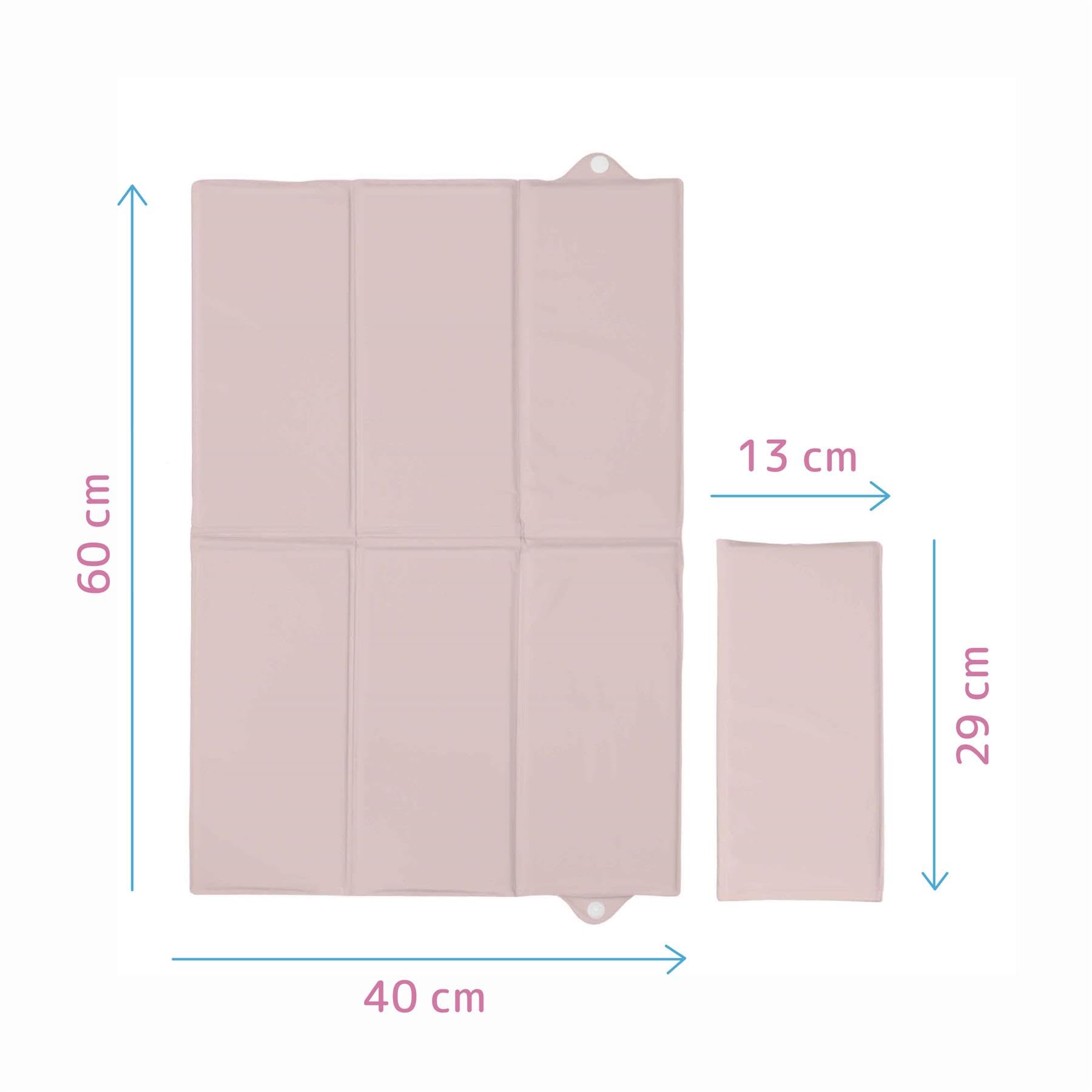 Portable Foldable Baby Travel Changing Mat, Pink - Image 3