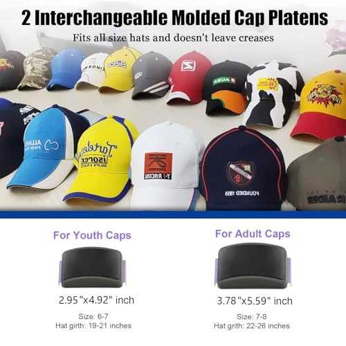 Prensa de calor para gorras portátil multifuncional miniatura 7