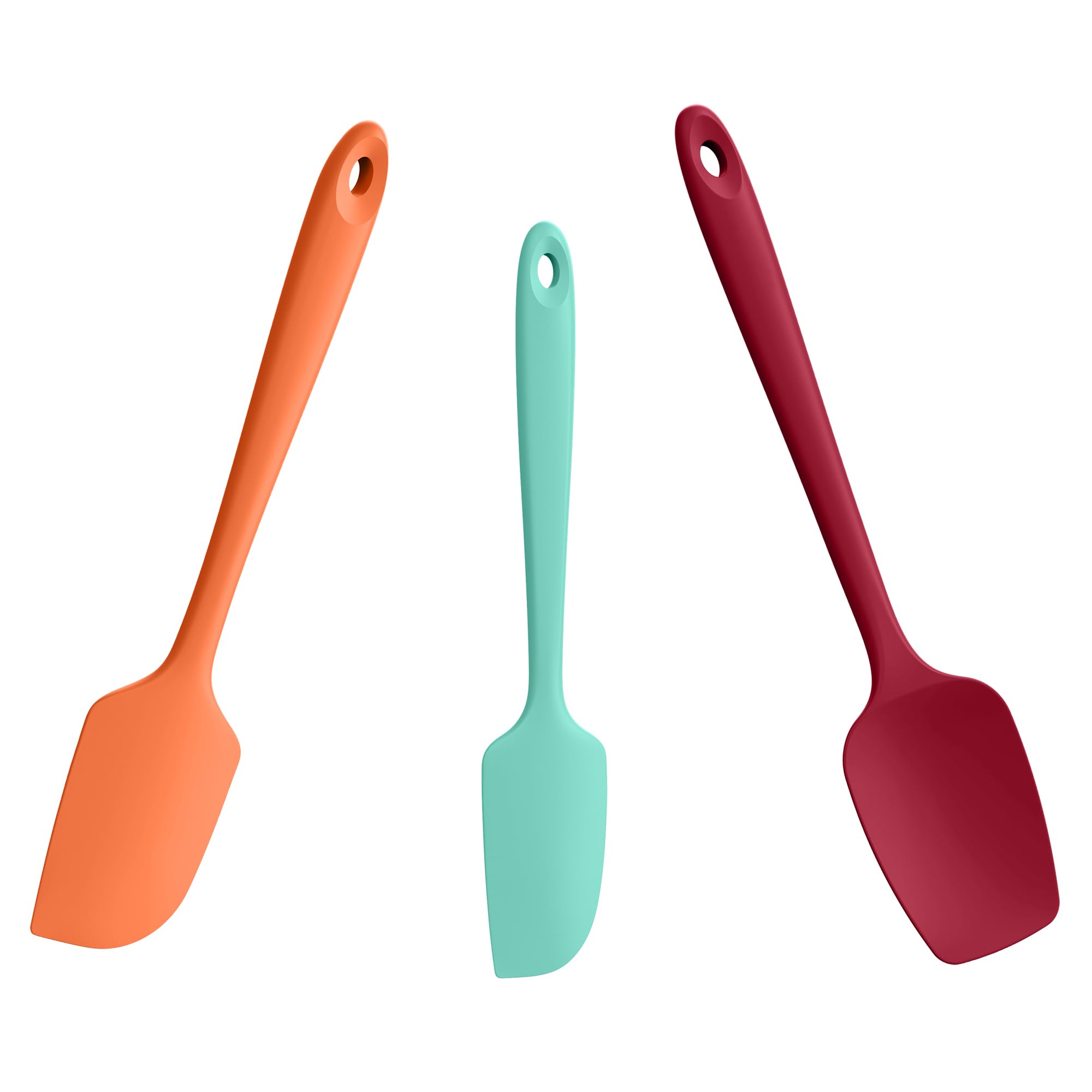 Doosu Silicone Spatula for Cooking, 315℃ Heat Resistant, 3Pc, Multicolors5