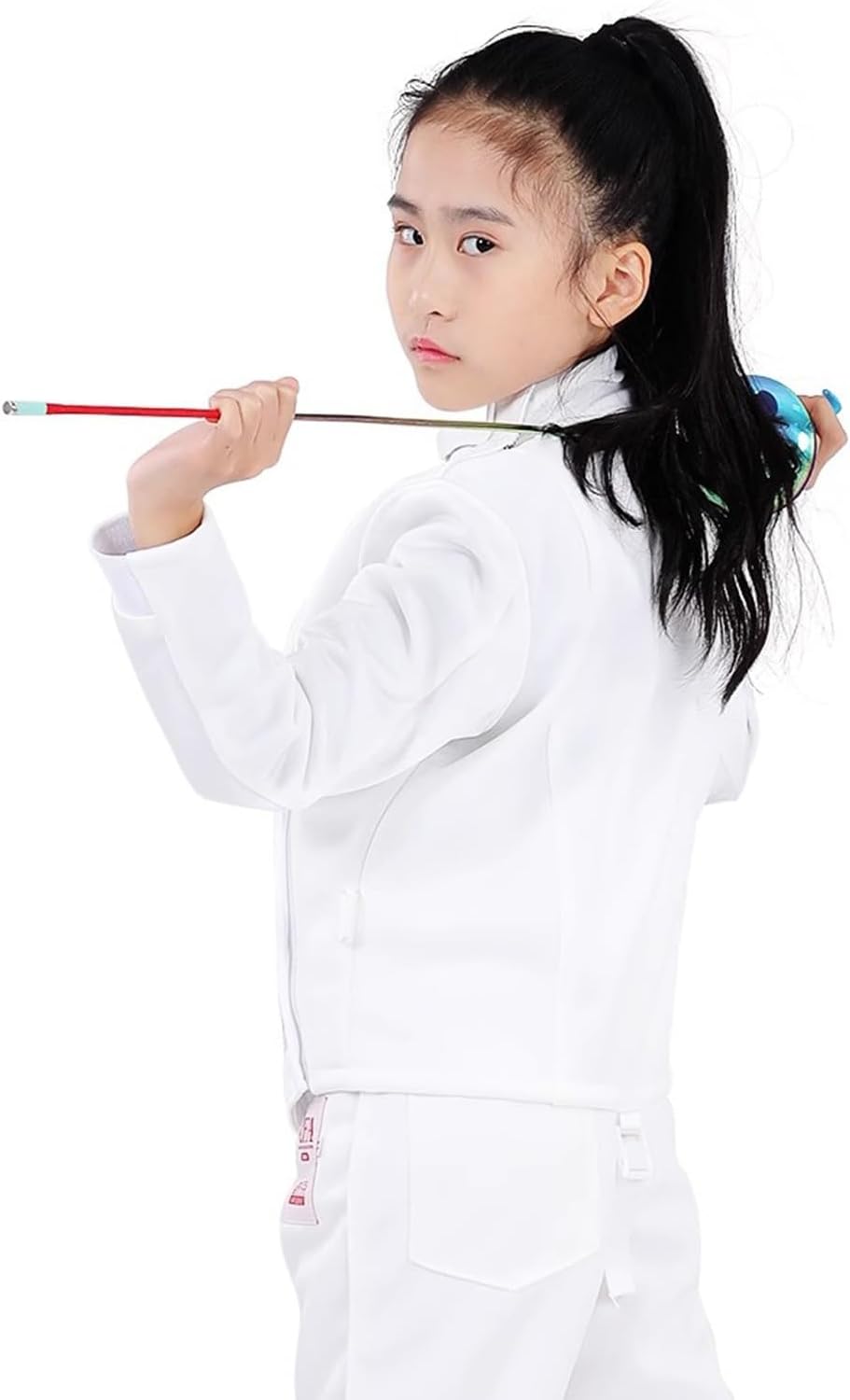 Fencing Uniform, Fencing Gear 450N, Fencing Jacket for Foil/Epee/Saber, Thickened Anti-stab Clothing, Right Hand(42#)