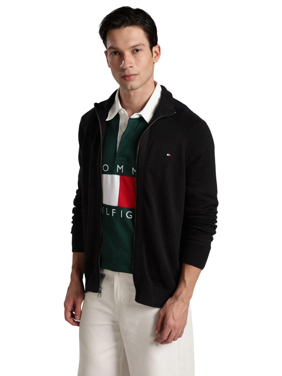 tommy hilfiger Solid Regular fit Cotton Sweatshirt-picture-20