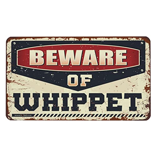Beware of Whippet tapis de souris grand format pour poignets fatigués