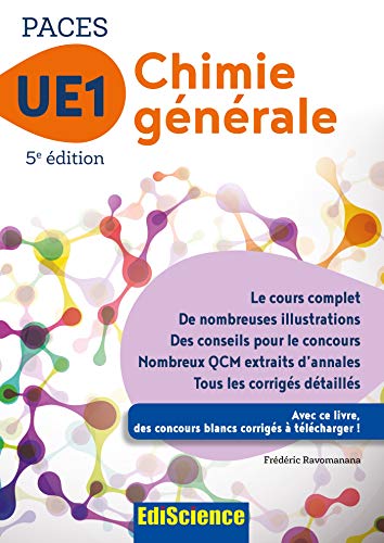 Télécharger PACES UE1 Chimie générale - 5e éd. Gratuit