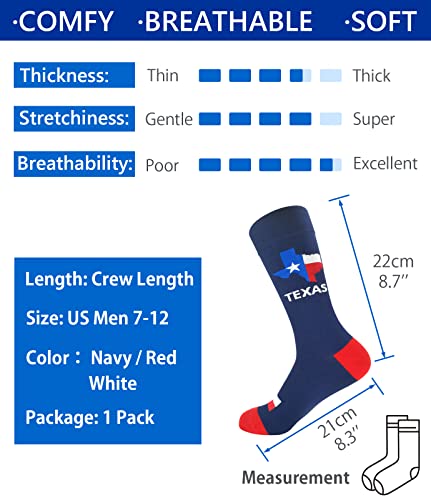 Texas Flag Socks for Men and Women2