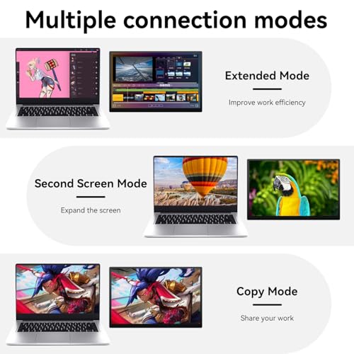 Image of Showscreen 10.5 inch OLED 2.5K Portable Touch Monitor, 100% DCI-P3, for Windows Android Switch