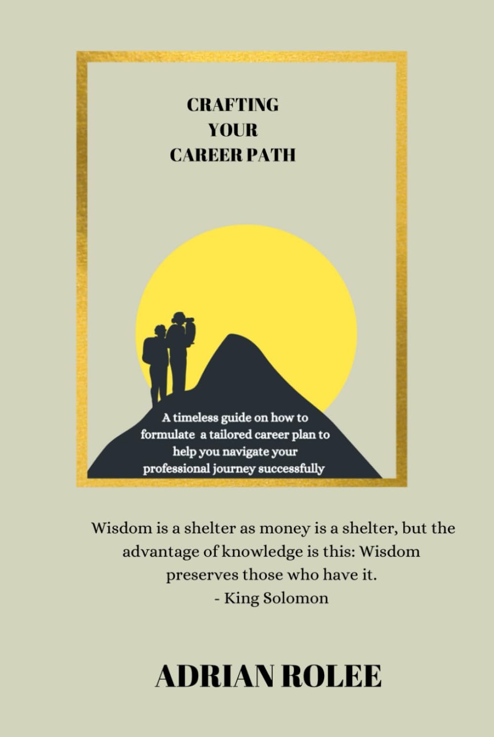 CRAFTING YOUR CAREER PATH: A timeless guide on how to formulate a tailored career plan to help you navigate your professional journey successfully