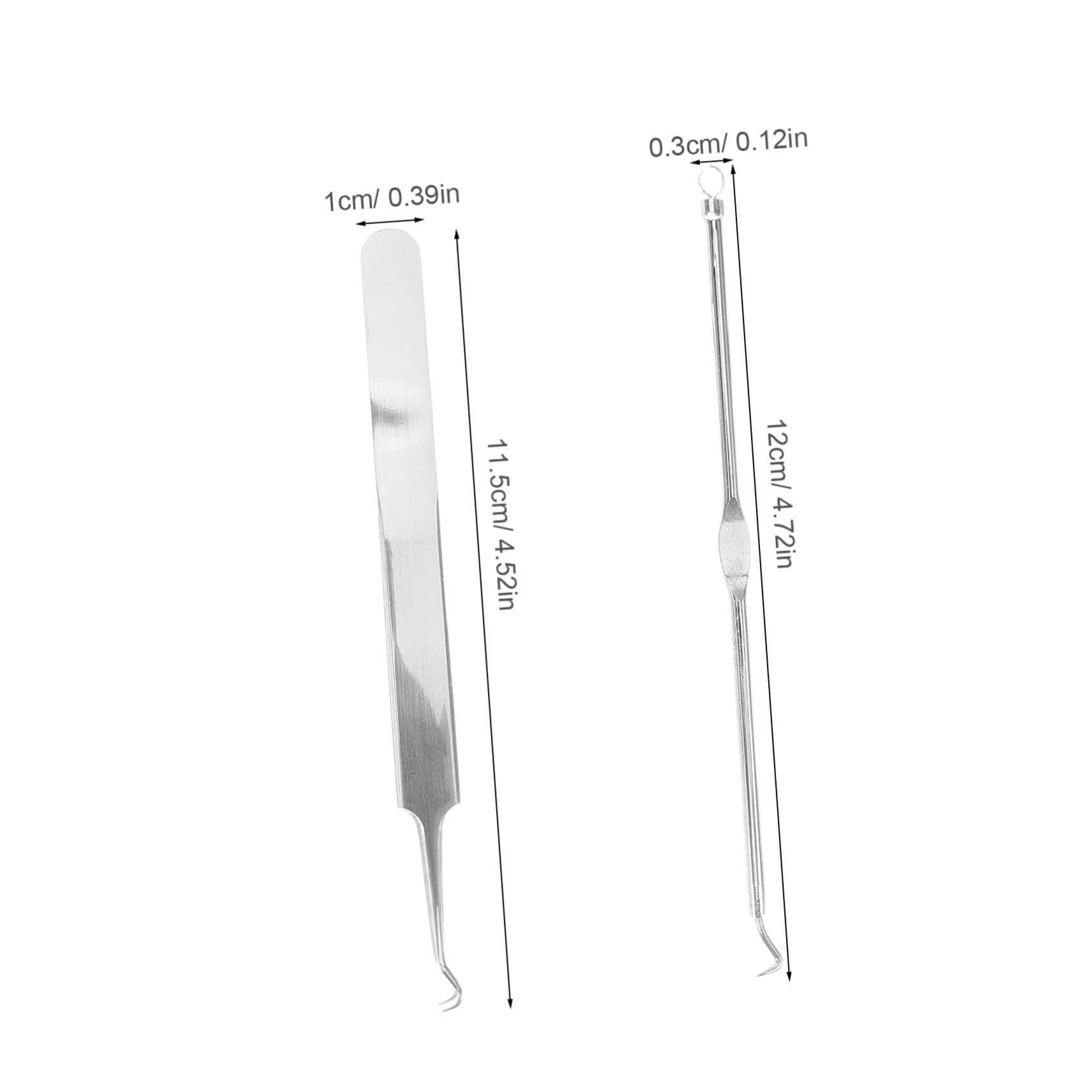 STOBAZA Vehicle Supply Car Body Film Tools Set Precision Tweezers for Automotive Protective Film Temporary Tint 3-piece Stainless Steel Kit