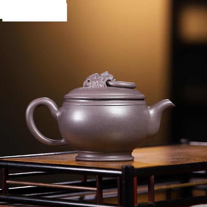 Teekanne aus Keramik, chinesisches Zisha-Teeset, handgefertigter Roherz Schlammkessel zum Brauen, japanischer Stil, traditionelles Design, perfekt für Teeliebhaber und als Geschenk