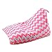 Sitzsack Kinder Lagerung Bohnensack Stuhl Gefülltes Tier Veranstalter, Perfekte Lösung für Spielzeug, Decken, Handtücher, Kleidung,Rosa