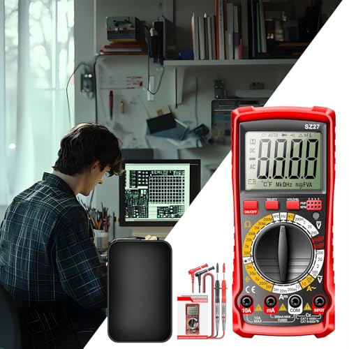 Multimètre testeur voltmètre CC AC pour circuits électriques de maison et garage
