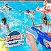 Quanquer 600cc Water Guns for Kids & Adults - 6 Pack Super Squirt Blasters Soaker with Long Range, High Capacity Pump Action, Summer Swimming Beach Outdoor Water Fighting Play Pool Toys for Boys Girls