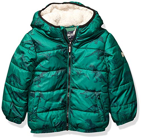 Image of OshKosh B'Gosh boys Heavyweight Winter Jacket With Sherpa Lining