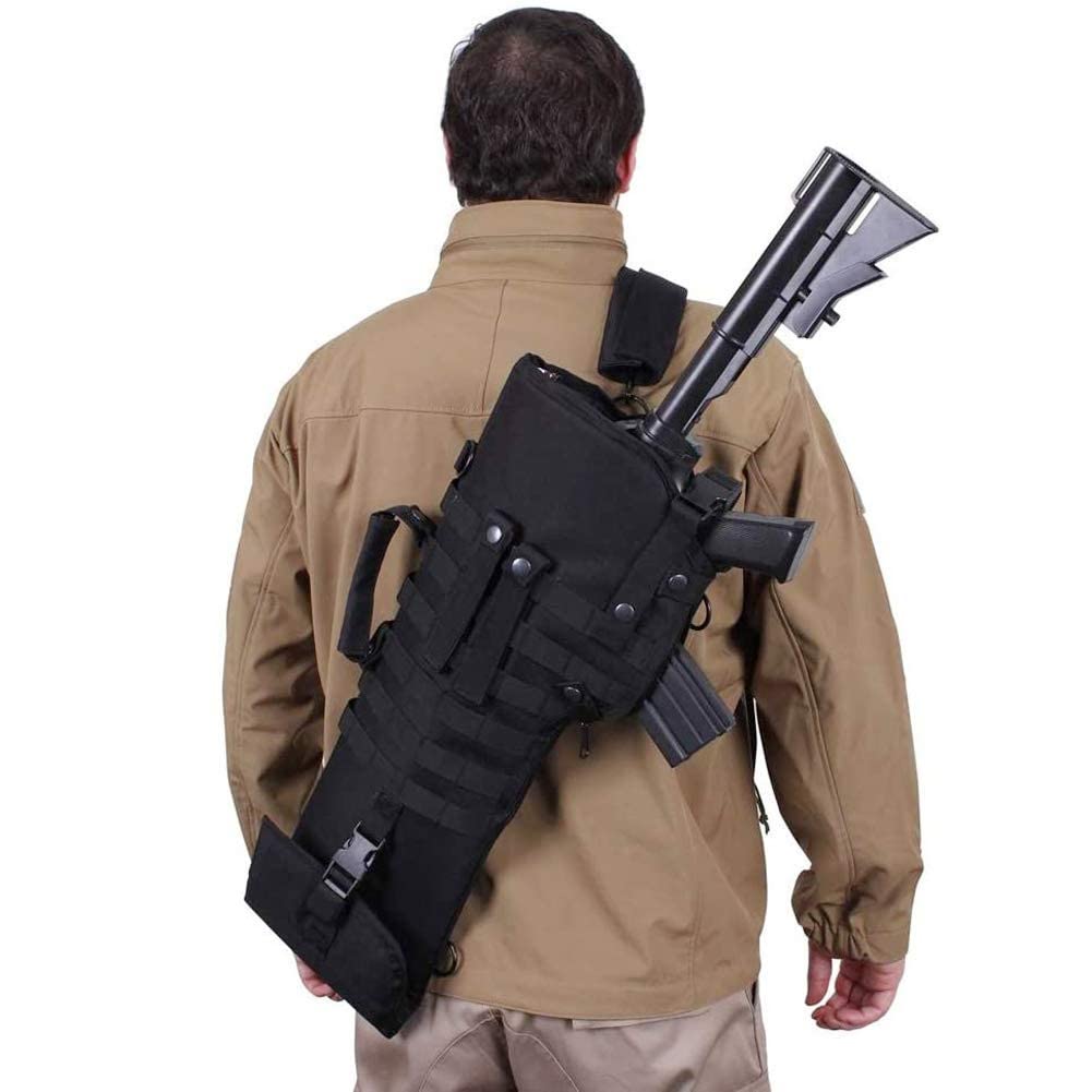 Plecak na karabin, wojskowy futerał do przechowywania karabinu, długi futerał na broń, torba na wędkę, plecak na pistolet, strzelbę, airsoft, akcesoria myśliwskie, czarny