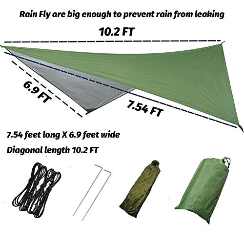 Camping-Hammock-with-Mosquito-Net-and-Rain-Fly-Travel-Hammock-Bug-Net-Hammock-Tent-for-Outdoor-Hiking-Backpacking-Travel-Camping-Accessories-and-Camping-Gear