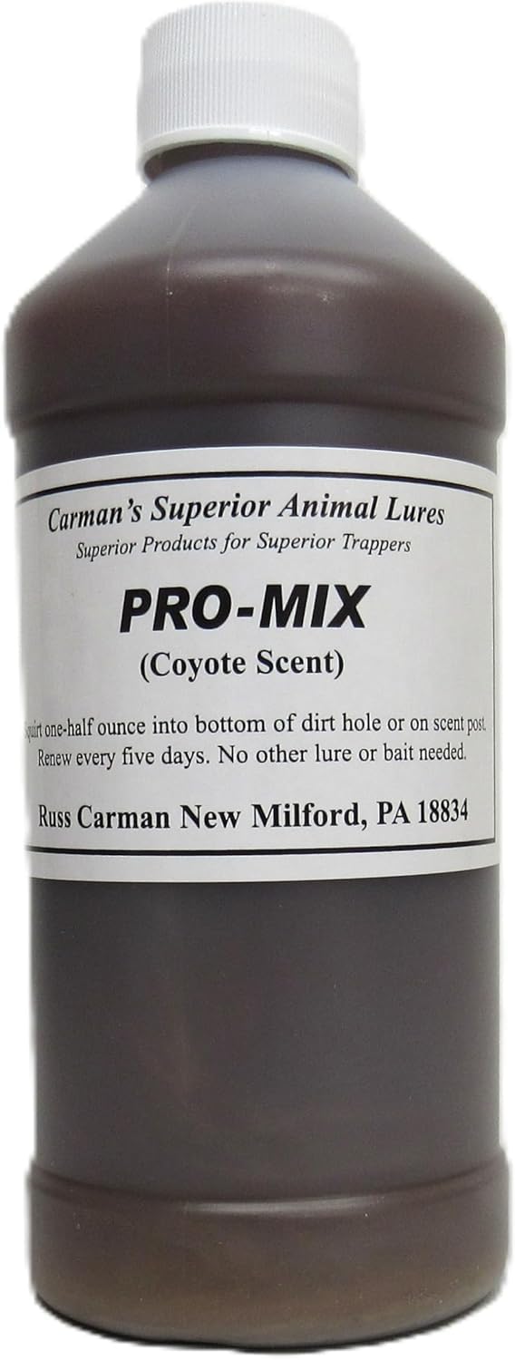 Coyote Pro Mix Lure Scent - Carman's 16 oz Pint Bottle