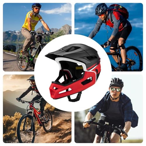 Casco de bicicleta de montaña desmontable con absorción de golpes integral 4