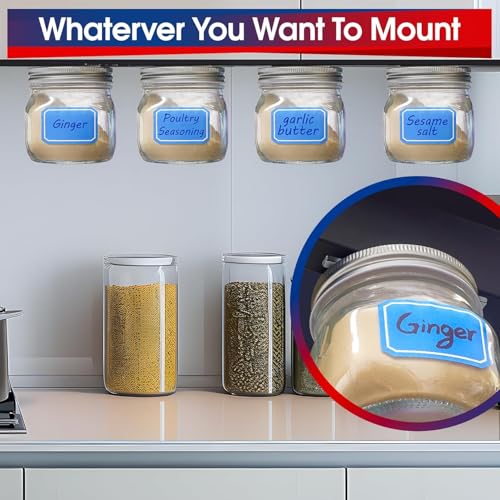 VNDUEEY 6 Pack doppelseitige Stabmagnete, Neodym-Magnete, Magnete mit Selbstklebender Rückseite, industrielle & wissenschaftliche Hochleistungsmagnete für Kühlschrank, Tür, Küche, Klassenzimmer