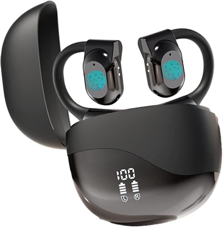 AI Language Translation Earbuds - Real Time Two Way OWS Translator Earphones - 144 Languages Auto Translate Wireless Headphones - Instant Translating Device fit iOS & Android for Business Travel