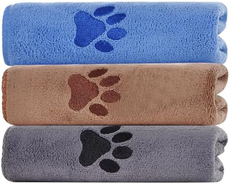 3 Piezas Toallas para Perros 75 × 35 cm Toalla de Microfibra Extr...