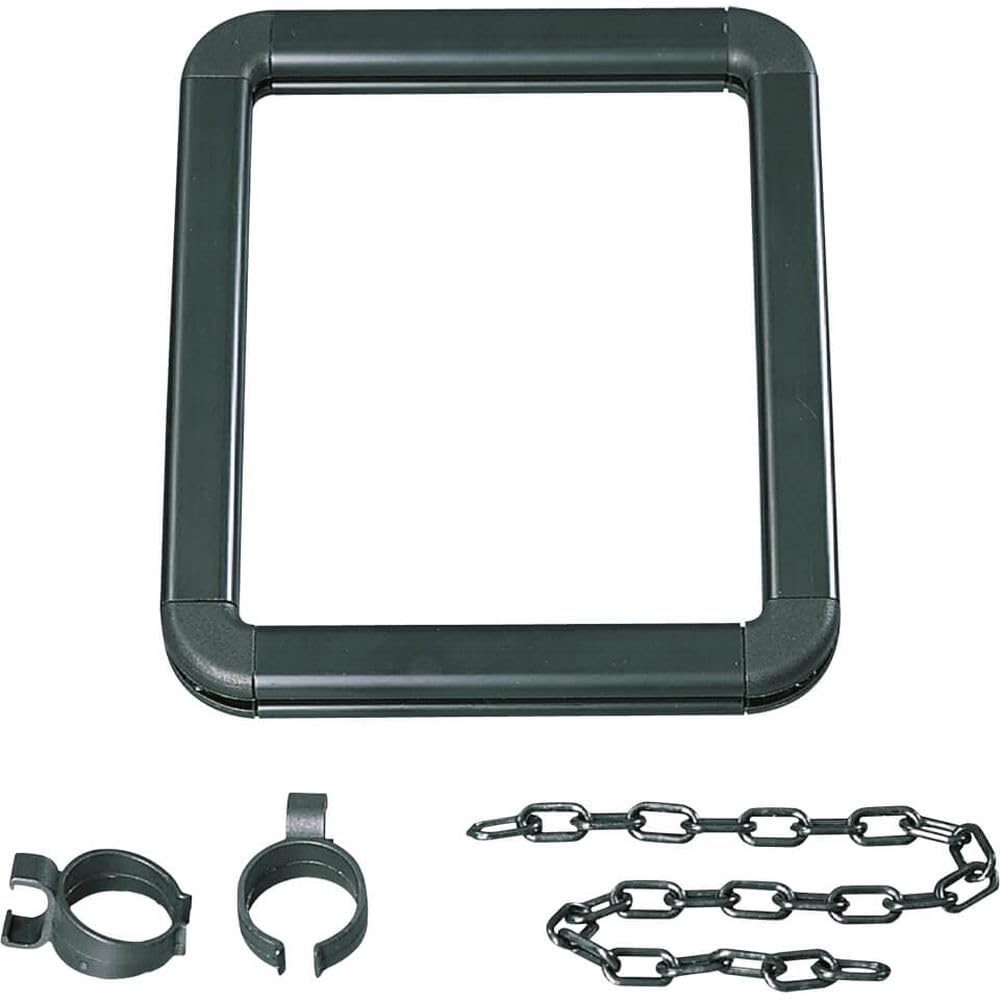 Kettenpfostenset für Arbeiten an Hochvolt-Systemen, mit Halter und Warnschildern, Art.-Nr. 610079 | Kettenpfosten | Absperrpfosten | Absperrkette