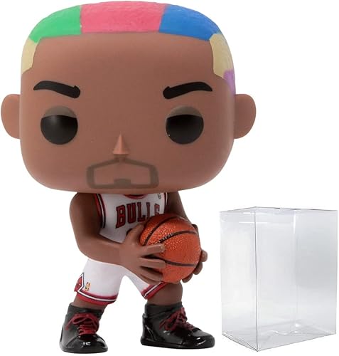 Miniatura 4 de Dennis Rodman Pop #103 Figura de vinilo de baloncesto (incluye funda protectora de plástico compatible con Ecotek Pop Box)