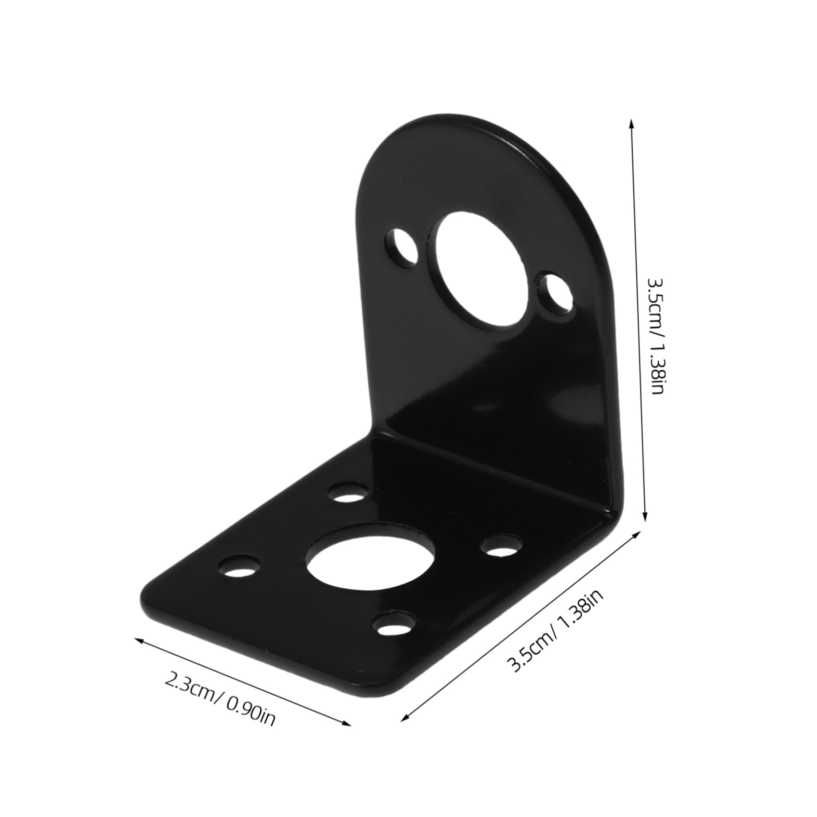 SOLUSTRE Motor Mount Bracket Motor L-Shape Bracket Practical Mounting Holder for Gear Motor High Reliability