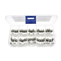 Vista 5 de VEGET - Juego surtido de 100 fusibles de vidrio de soplado rápido, 10 valores de amplificador de 0.197 x 0.787 in, 250 V, 0.2, 0.5, 1, 2, 3, 5, 8