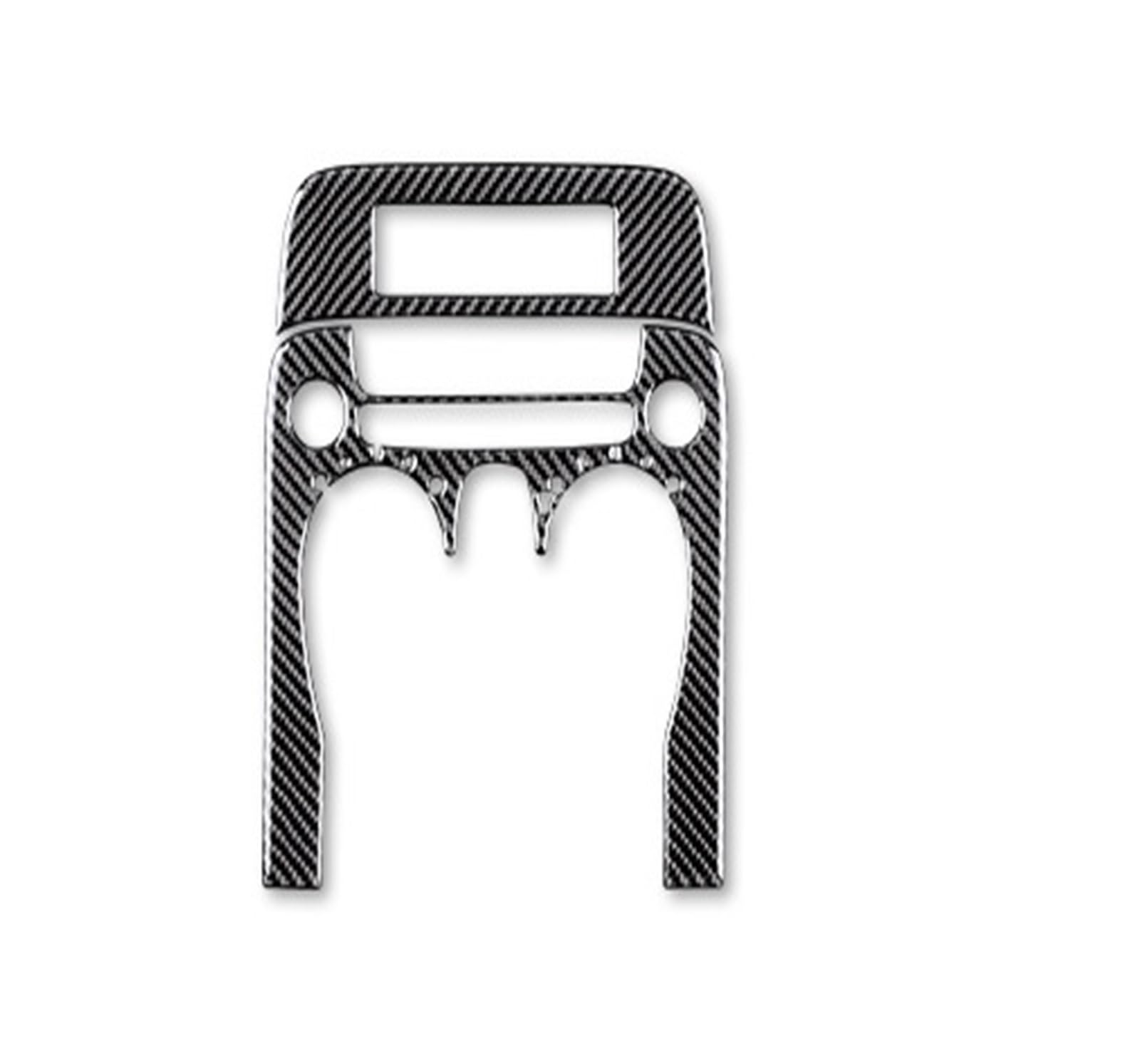 Interior Trim for Chevrolet for Camaro 2010 2011 Interior Trim Car Air Conditioning Switch Panel Cover Real Carbon Fiber Sticker Cover Trim Sticker(AC Panel Black)